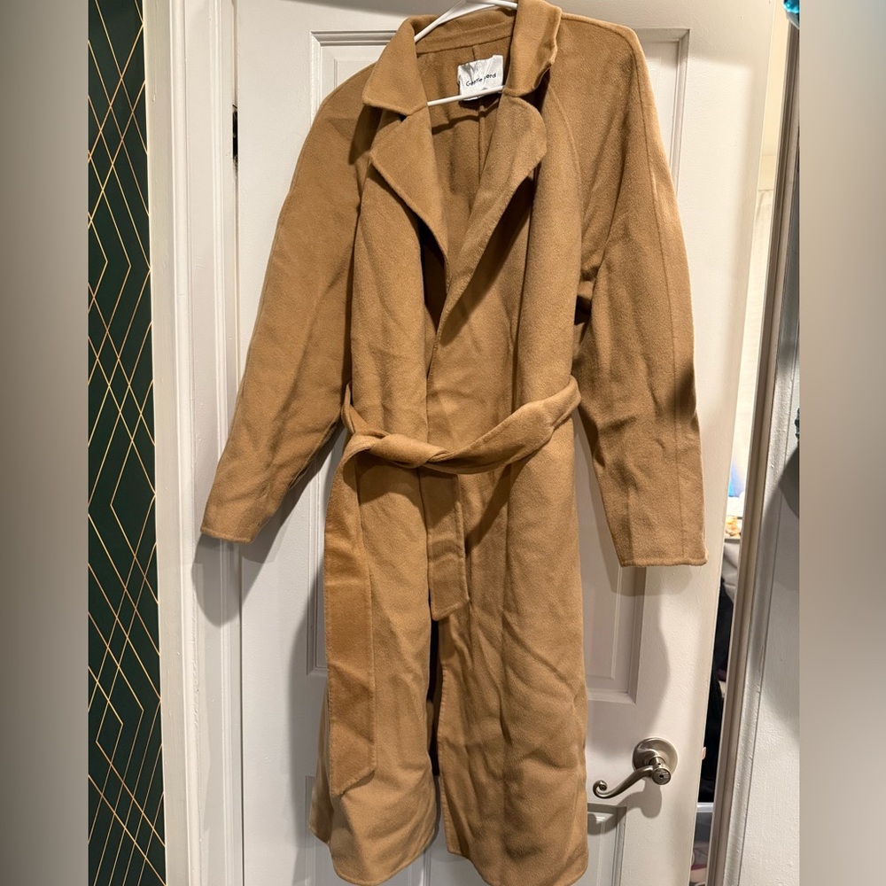 Chic Tan Women's Pea Coat